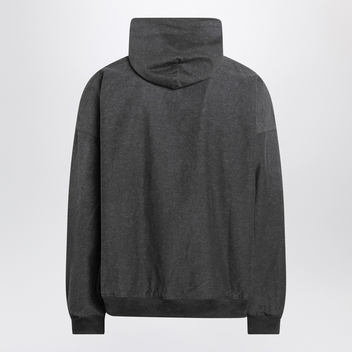 Balenciaga Trompe L''Oeil anthracite mélange cotton sweatshirt Balenciaga