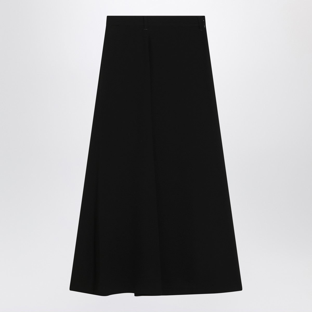 Balenciaga Draped black skirt in crêpe Balenciaga
