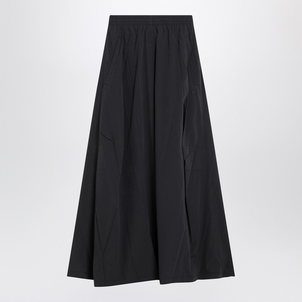 Balenciaga Black washed cotton maxi skirt Balenciaga