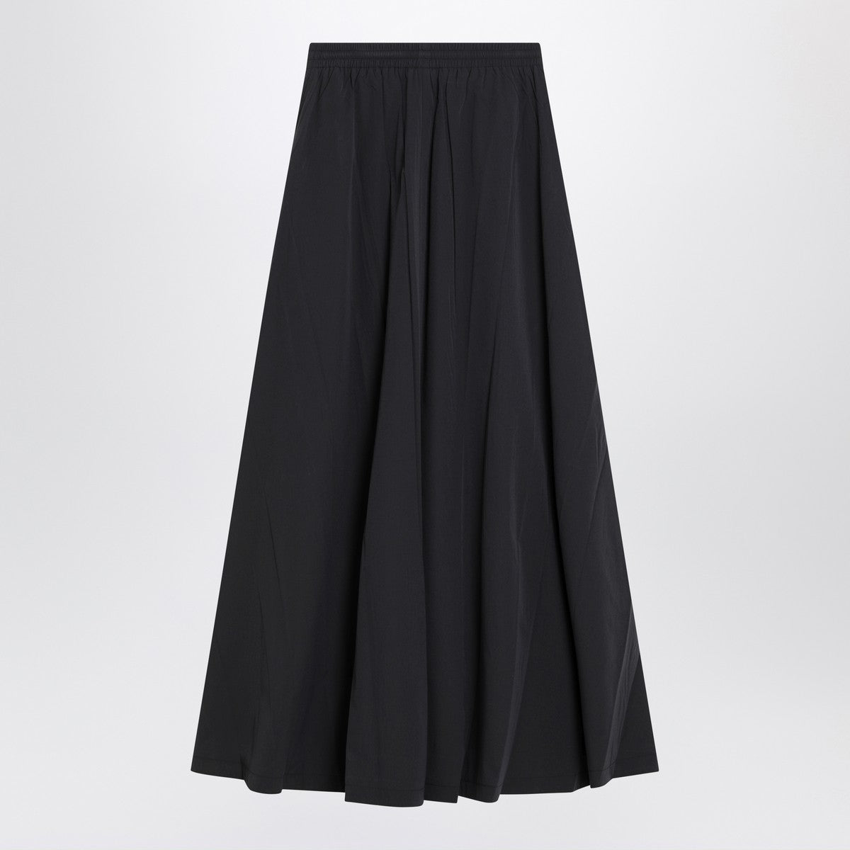 Balenciaga Black washed cotton maxi skirt Balenciaga