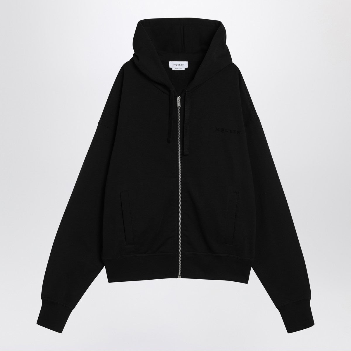Alexander McQueen Black cotton hoodie Alexander Mcqueen