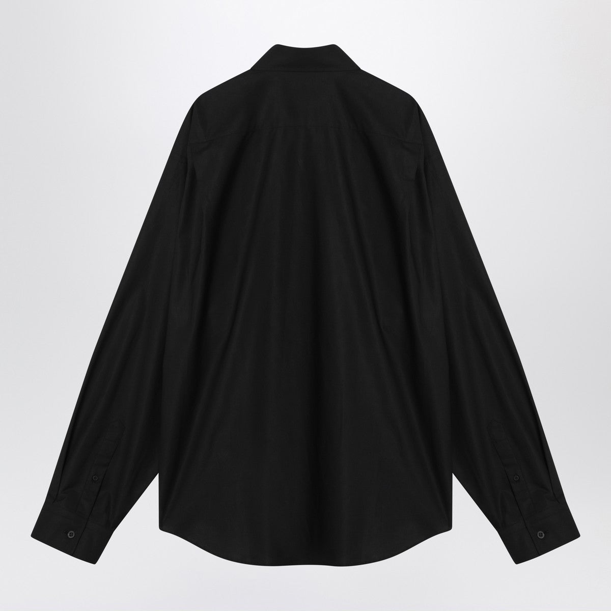 Balenciaga Black cotton shirt with logo Balenciaga