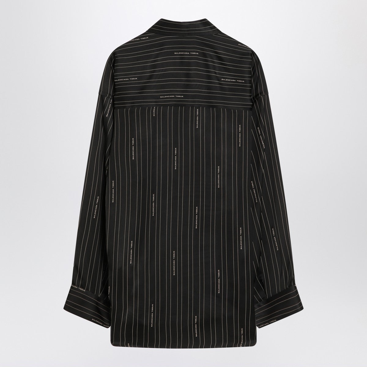 Balenciaga Pinstriped black button-down shirt Balenciaga