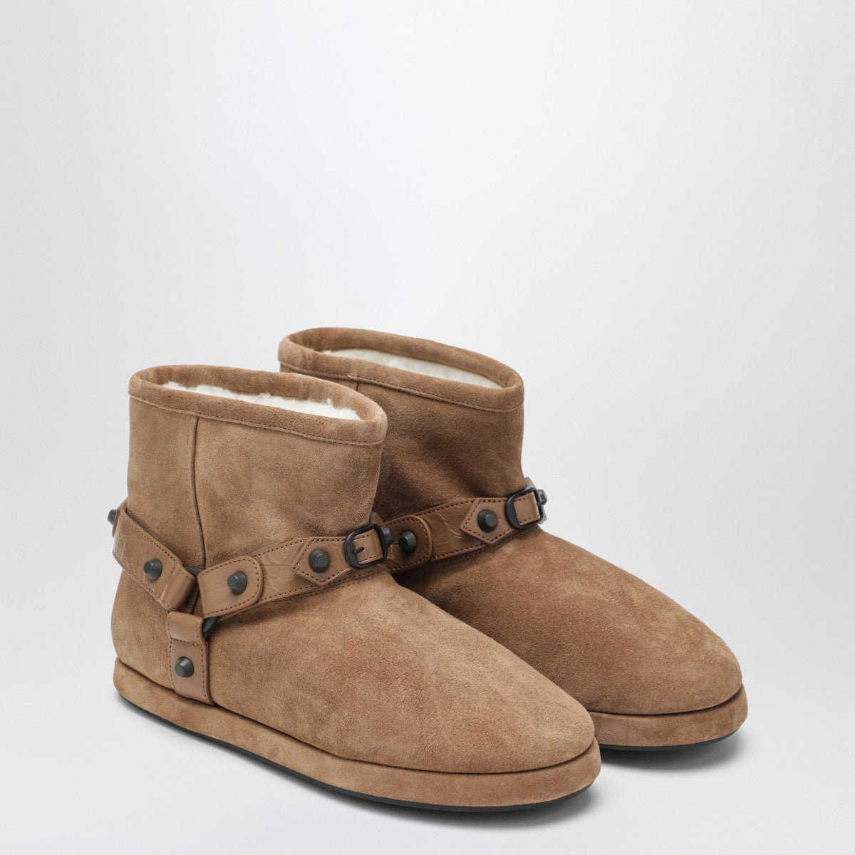 Balenciaga Alaska Soft camel ankle boots Balenciaga