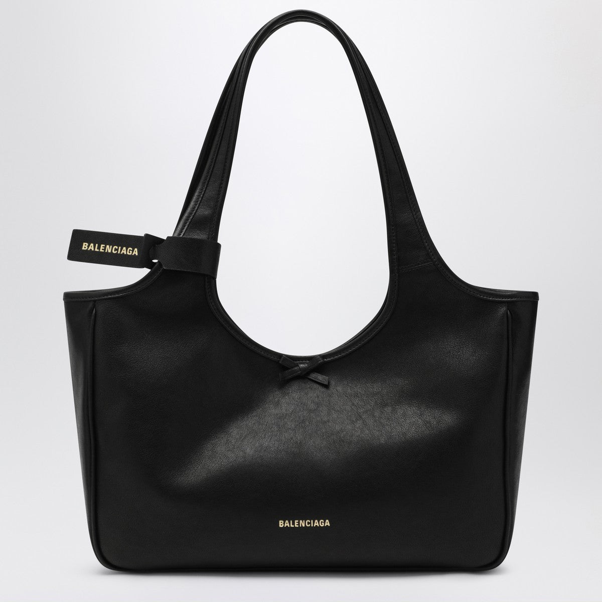 Balenciaga Laundrette East-West black leather tote bag Balenciaga
