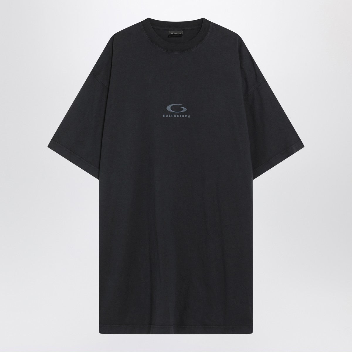Balenciaga Black washed Loop Sports Icon Oversize T-shirt Balenciaga