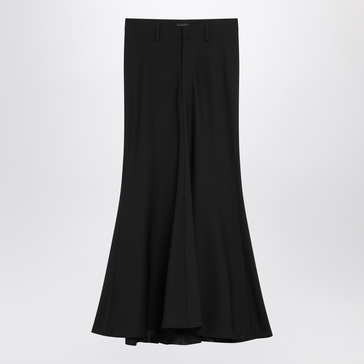 Balenciaga Black long wool skirt Balenciaga