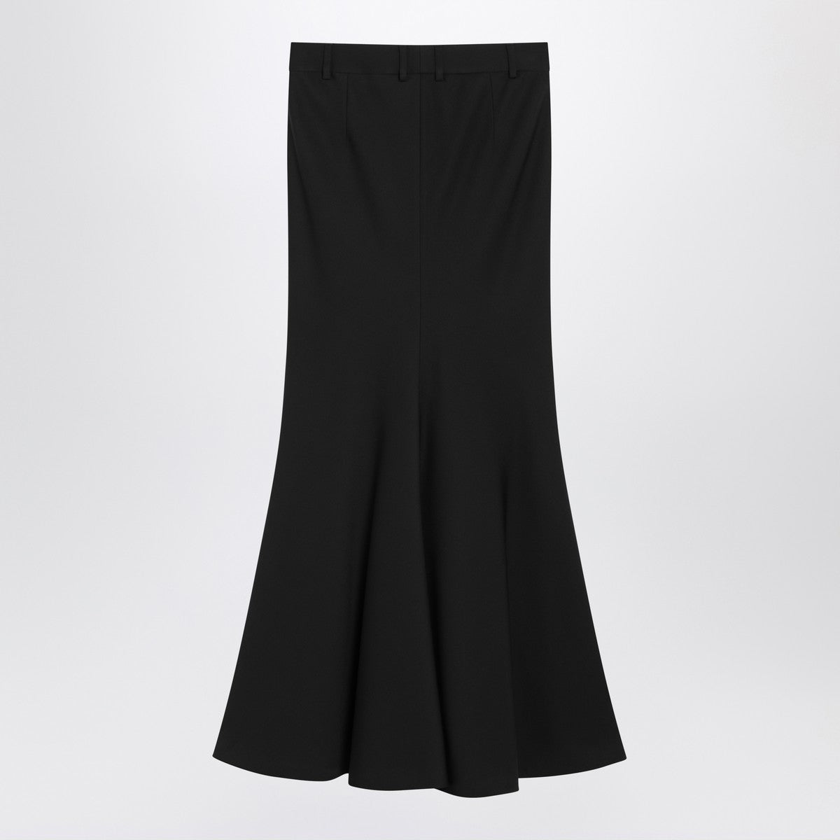 Balenciaga Black long wool skirt Balenciaga