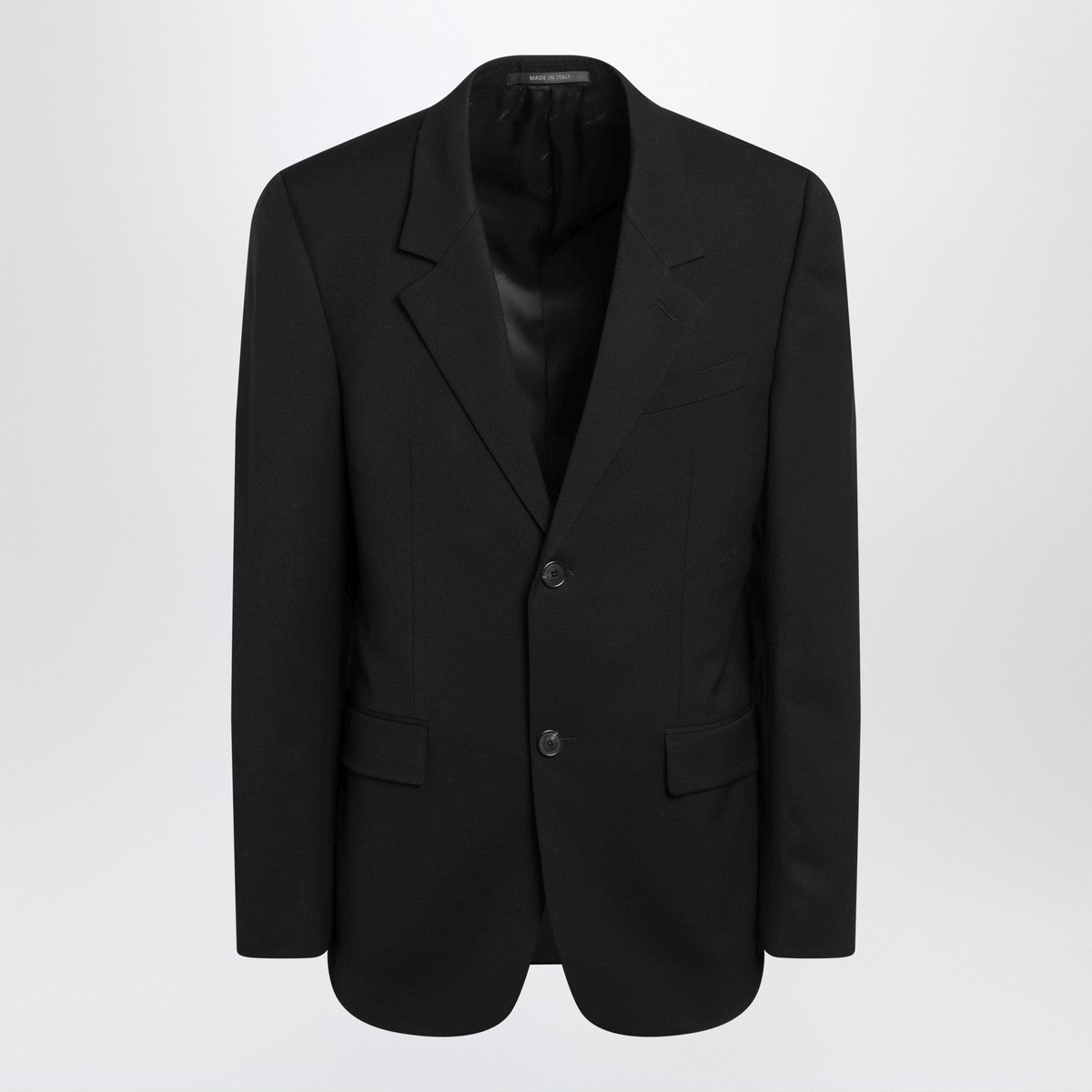 Balenciaga Black single-breasted wool jacket Balenciaga