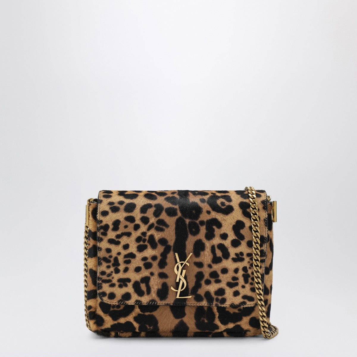 Saint Laurent Leopard-print Kate bag in pony-effect leather Saint Laurent