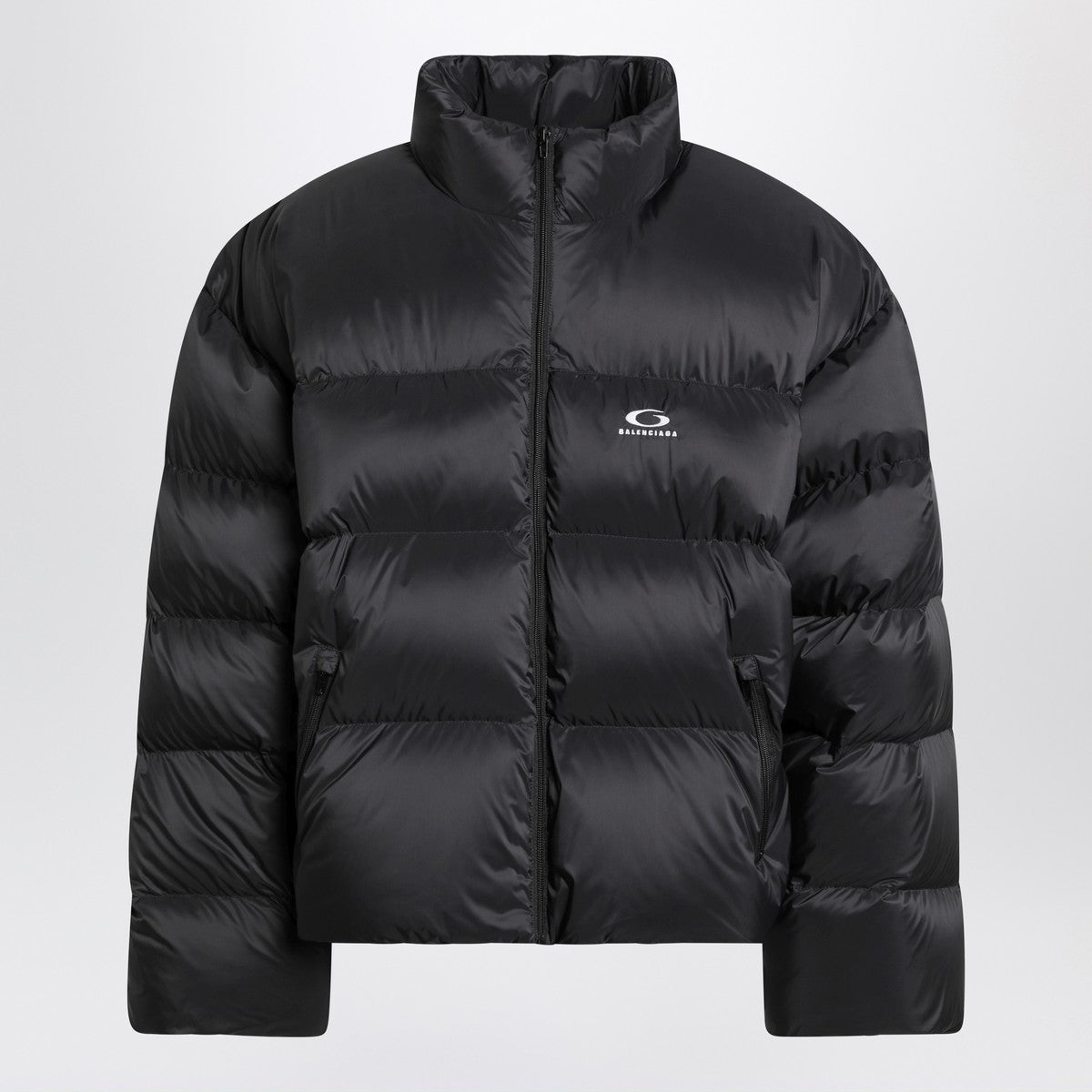 Balenciaga Black Standard technical fabric down jacket