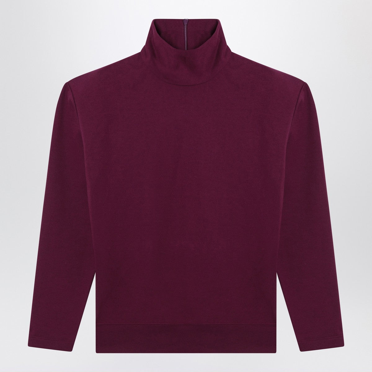 Saint Laurent Boxy purple cotton sweater Saint Laurent