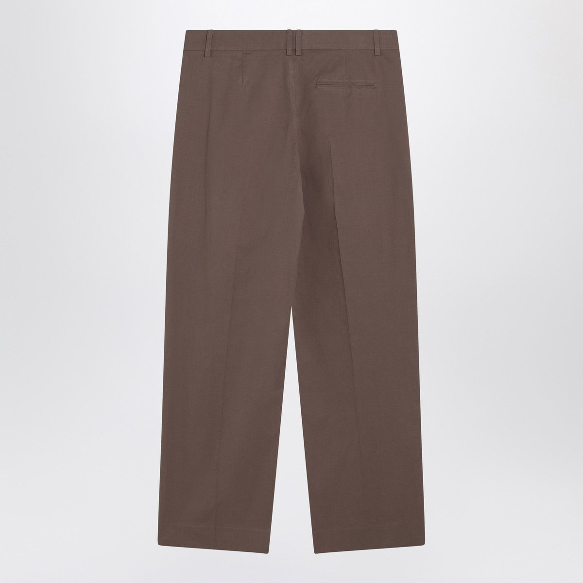 The Row Taupe cotton trousers The Row