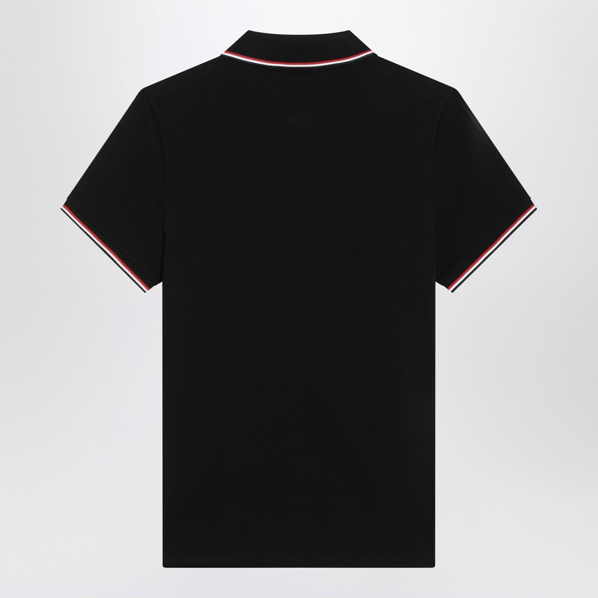 Moncler Black short-sleeve polo shirt Moncler