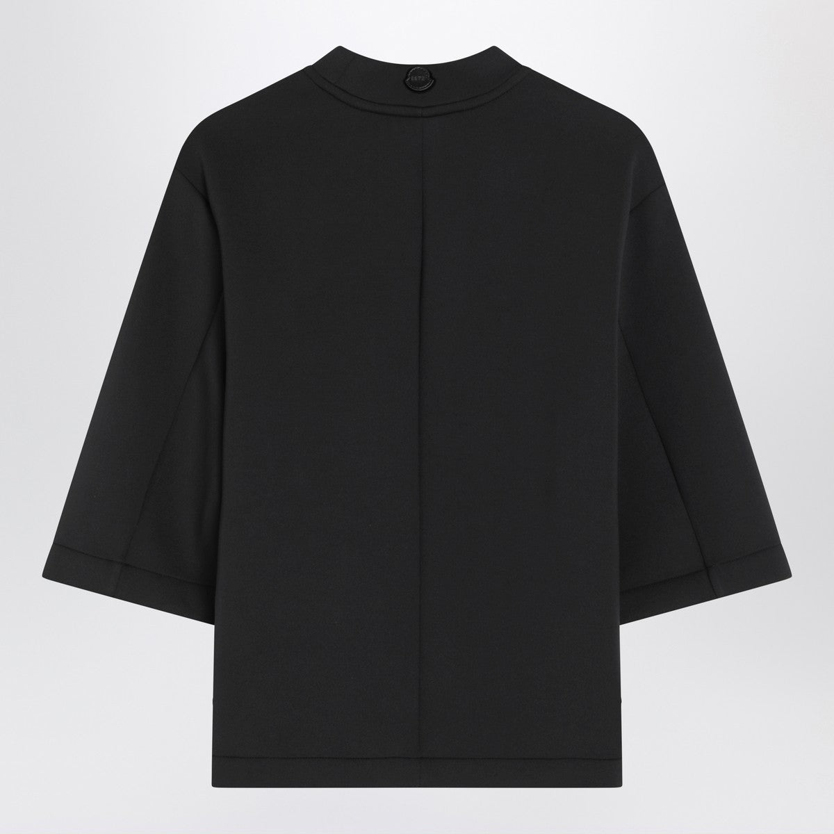 Moncler X Edward Enninful Black top with asymmetric hem Moncler X Edward Enninful