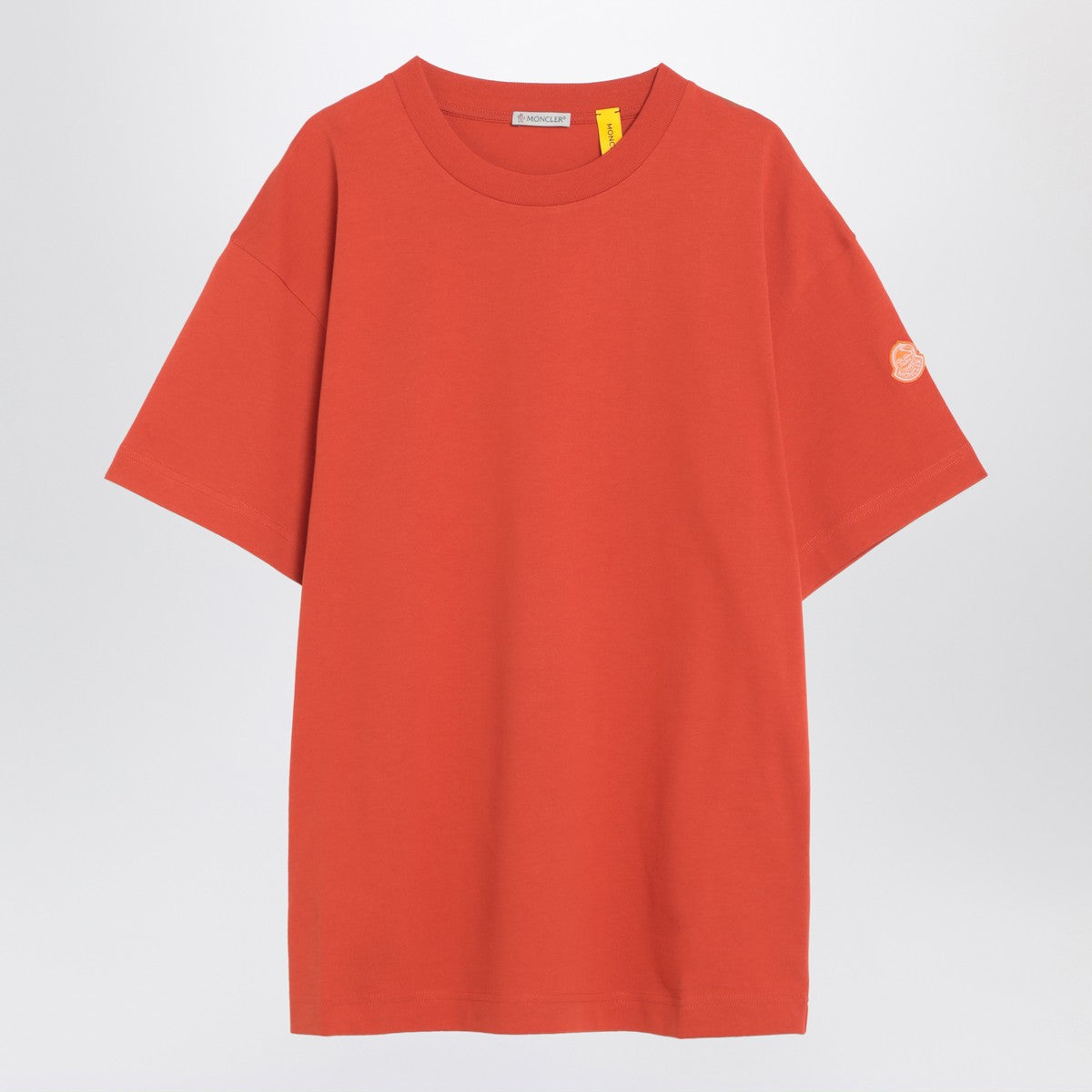 Moncler Genius Bright orange cotton t-shirt Moncler Genius