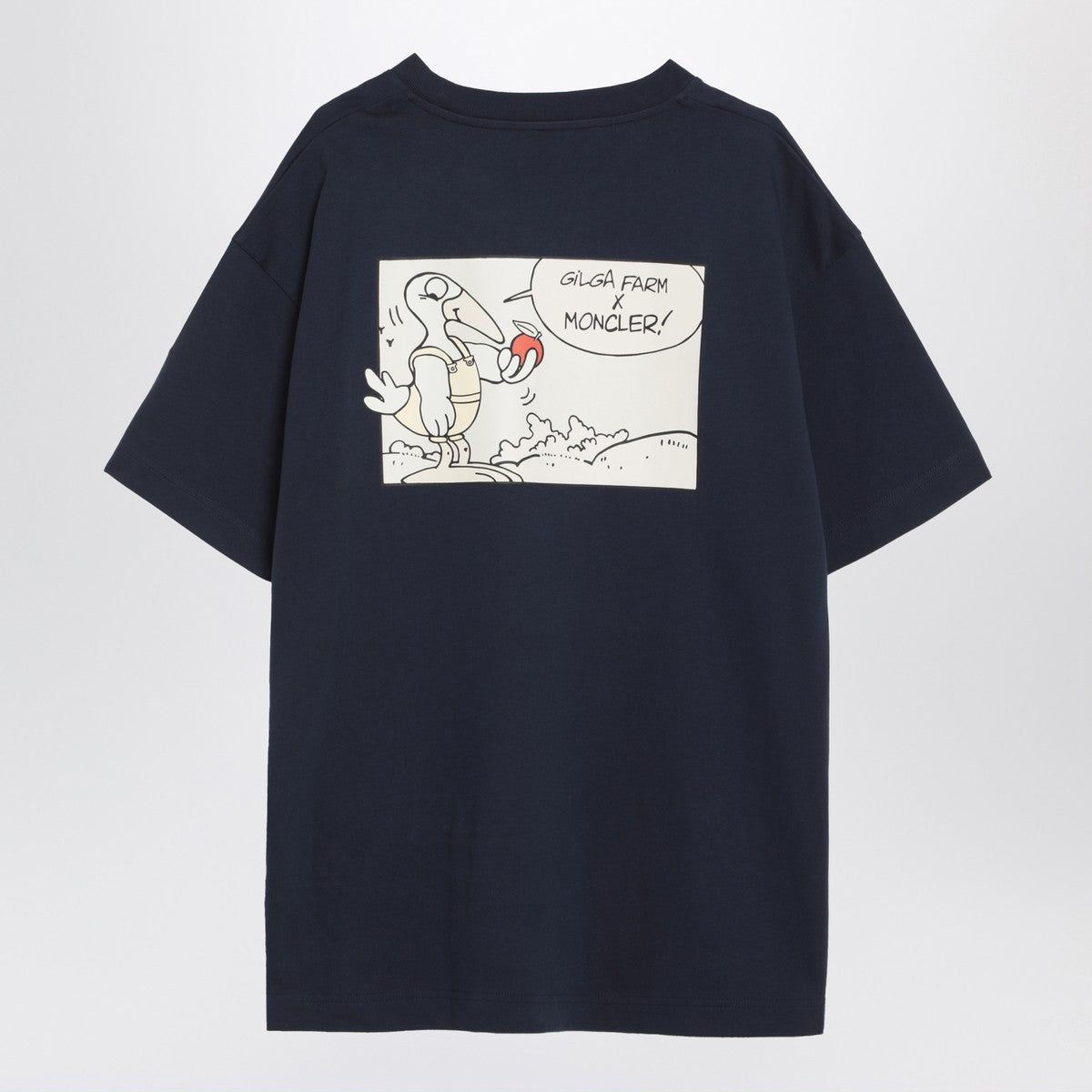 Moncler Genius Blue cotton t-shirt Moncler Genius