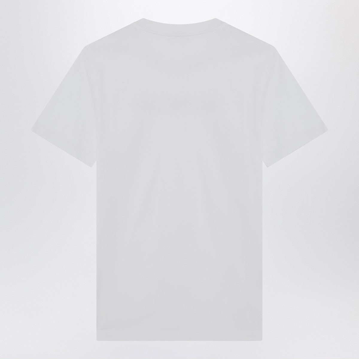 Moncler White crewneck T-shirt with logo print Moncler