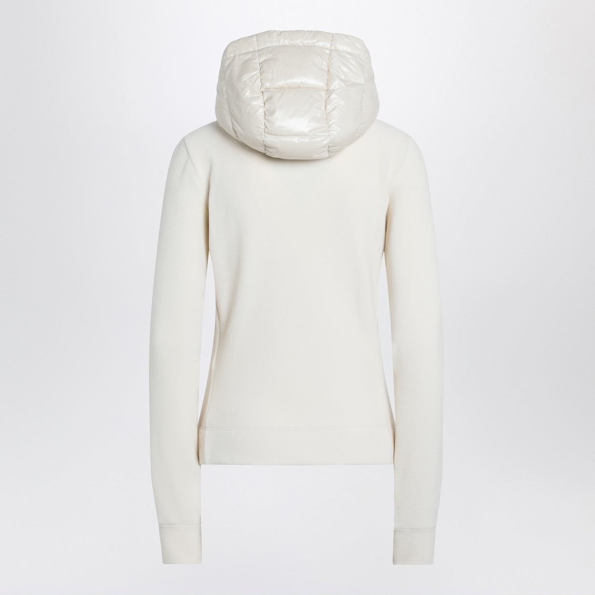 Moncler Grenoble White padded hoodie