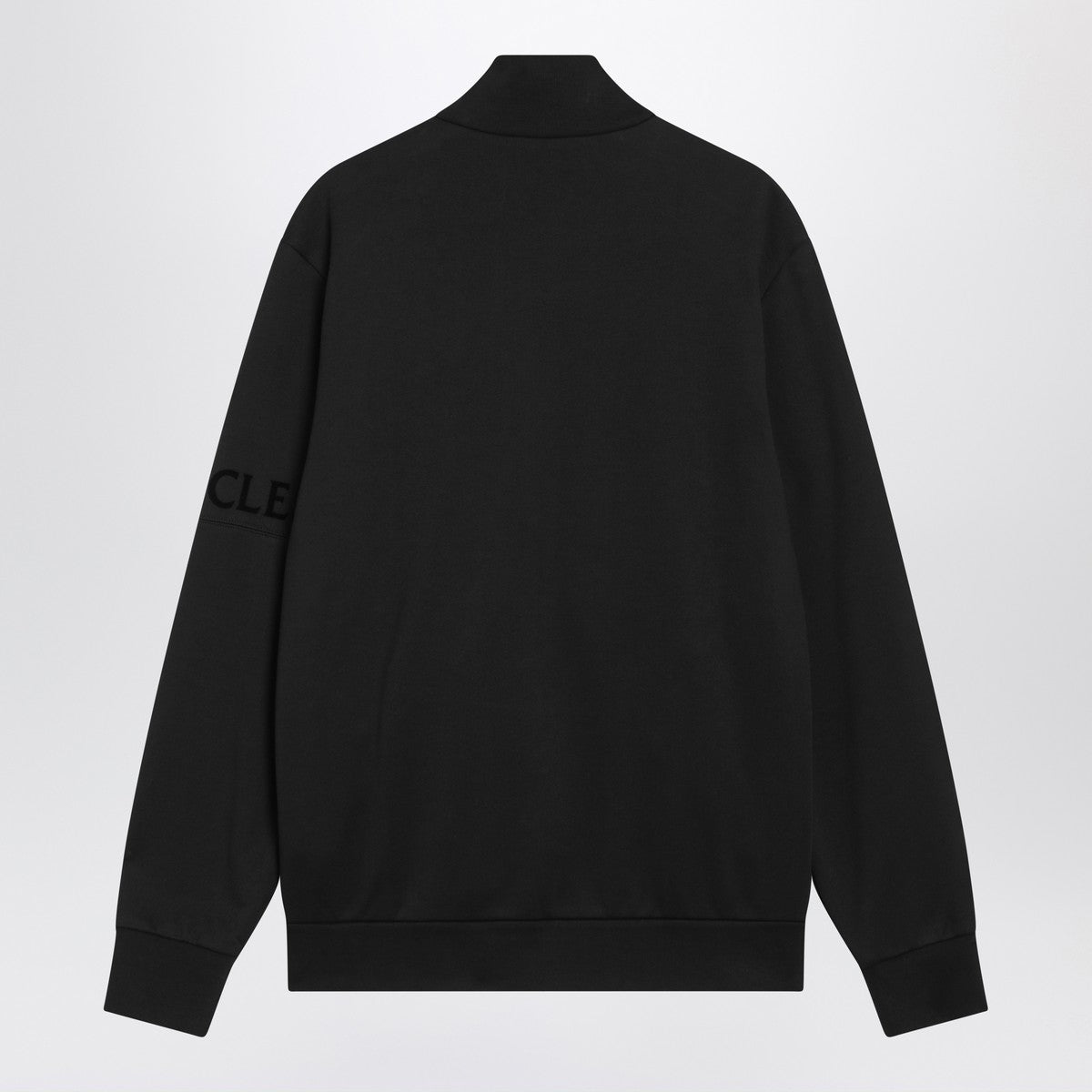 Moncler Black cotton zip hoodie Moncler