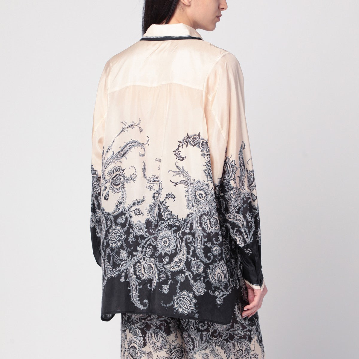 ZIMMERMANN Cream Rhiannon shirt with fantasy print Zimmermann