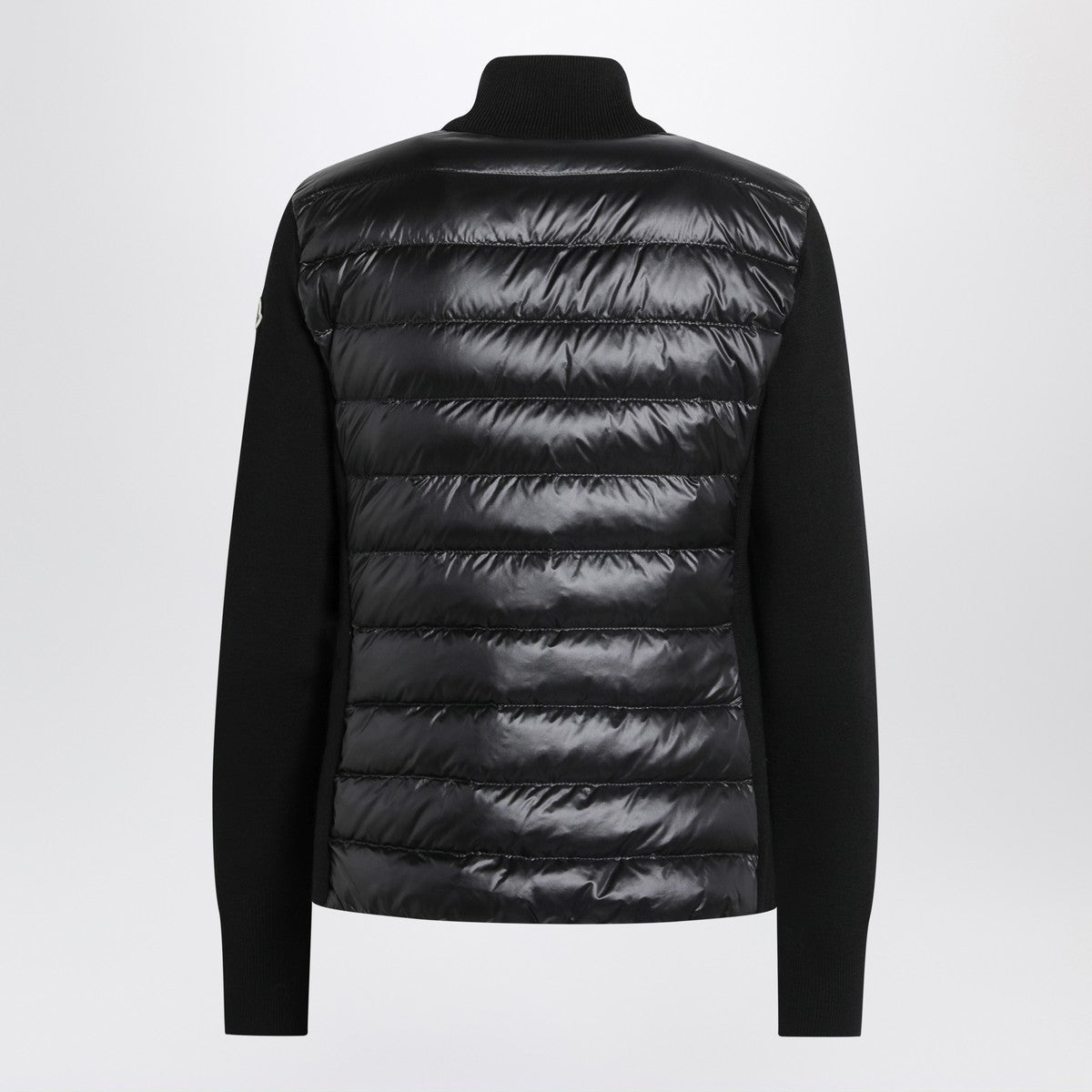 Moncler Black padded zip-up cardigan Moncler