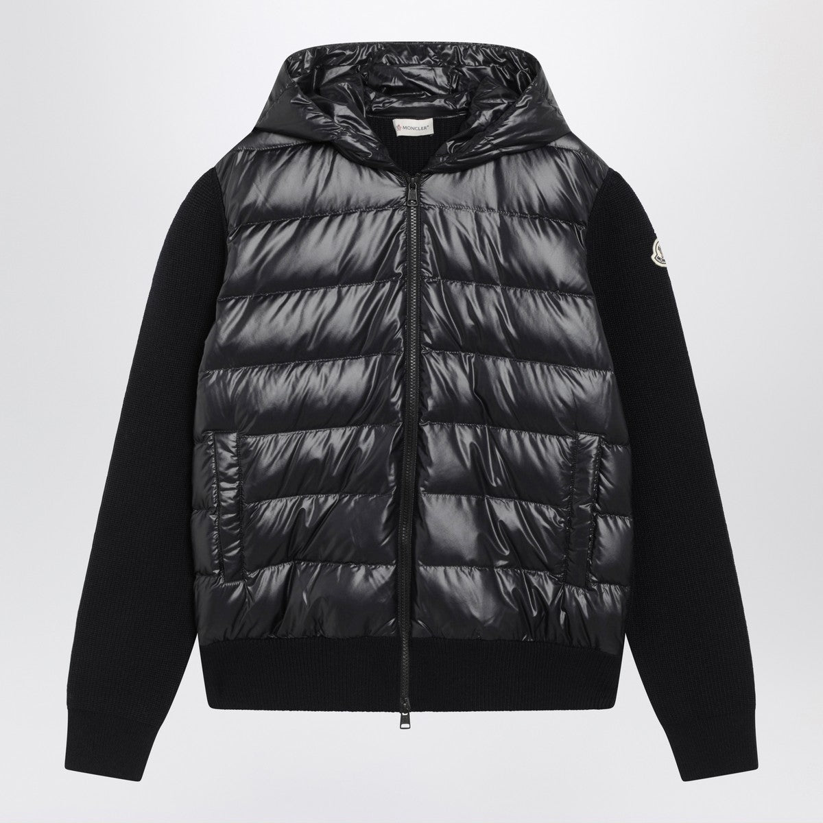 Moncler Blue padded zip-up cardigan Moncler