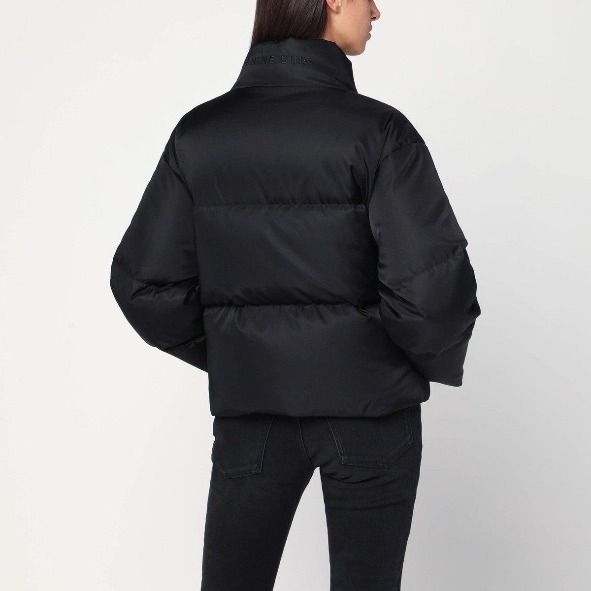 ANINE BING Black Dorian puffer jacket ANINE BING