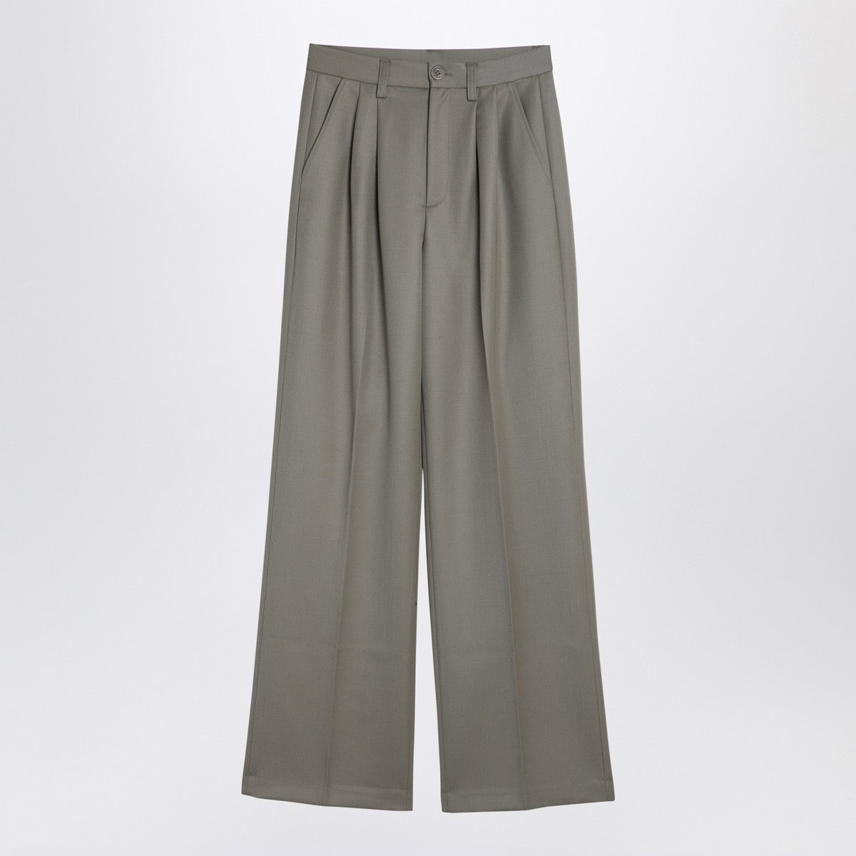 ANINE BING Khaki wool trousers ANINE BING