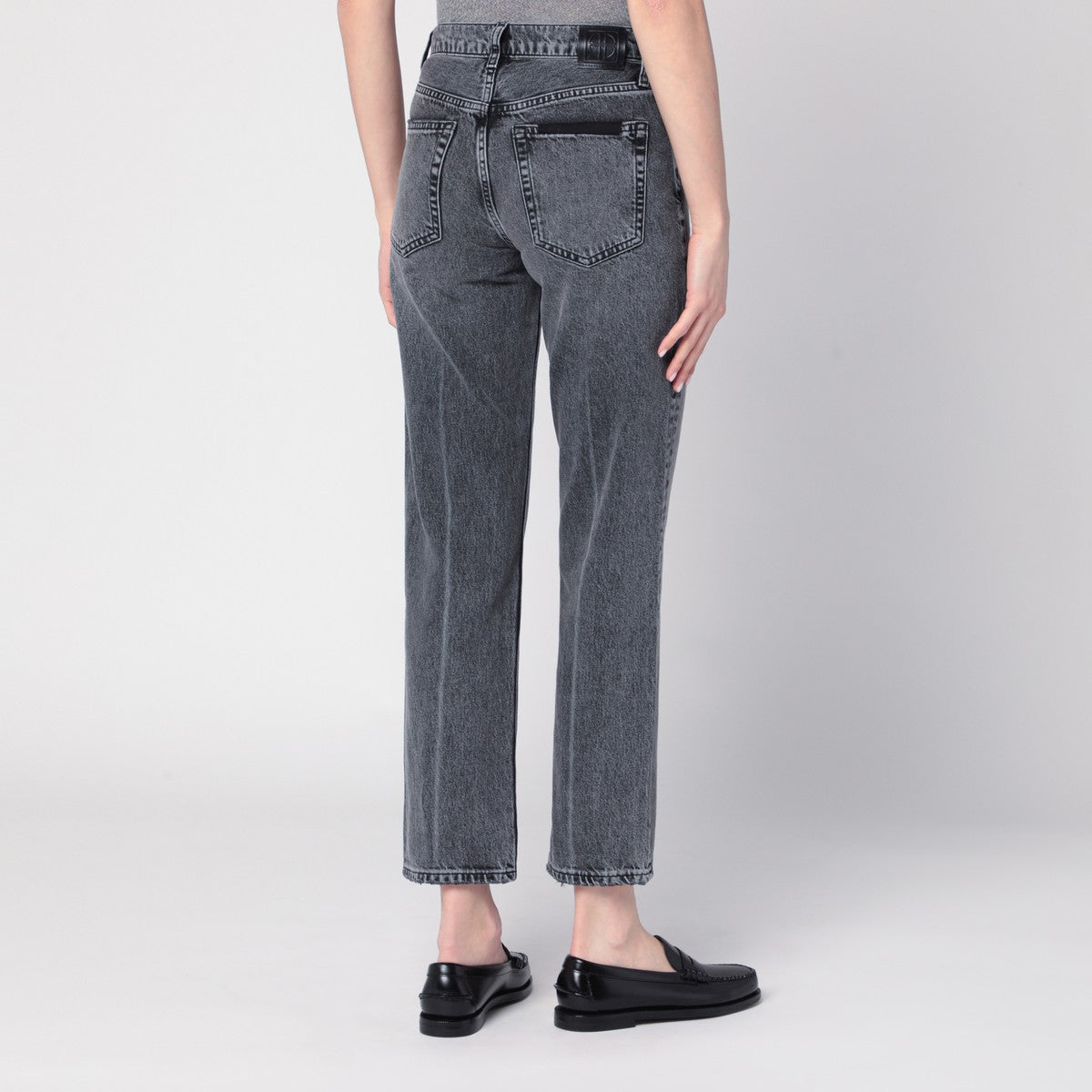 ANINE BING Steel grey Kate jeans ANINE BING