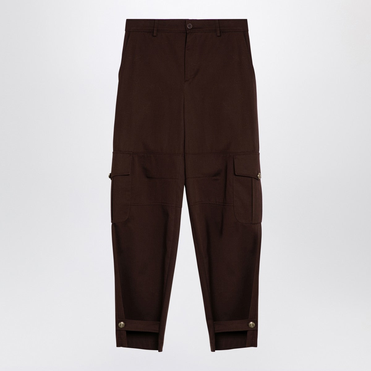 Moschino Brown wide cargo trousers Moschino