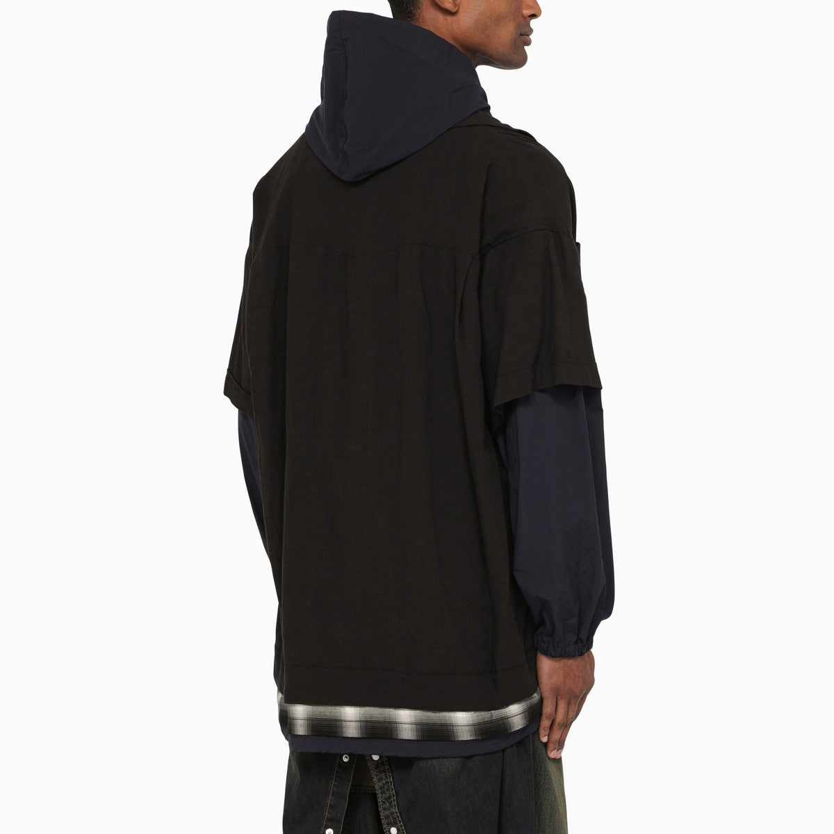 Maison MIHARA YASUHIRO Three-layer hooded shirt Maison MIHARA YASUHIRO