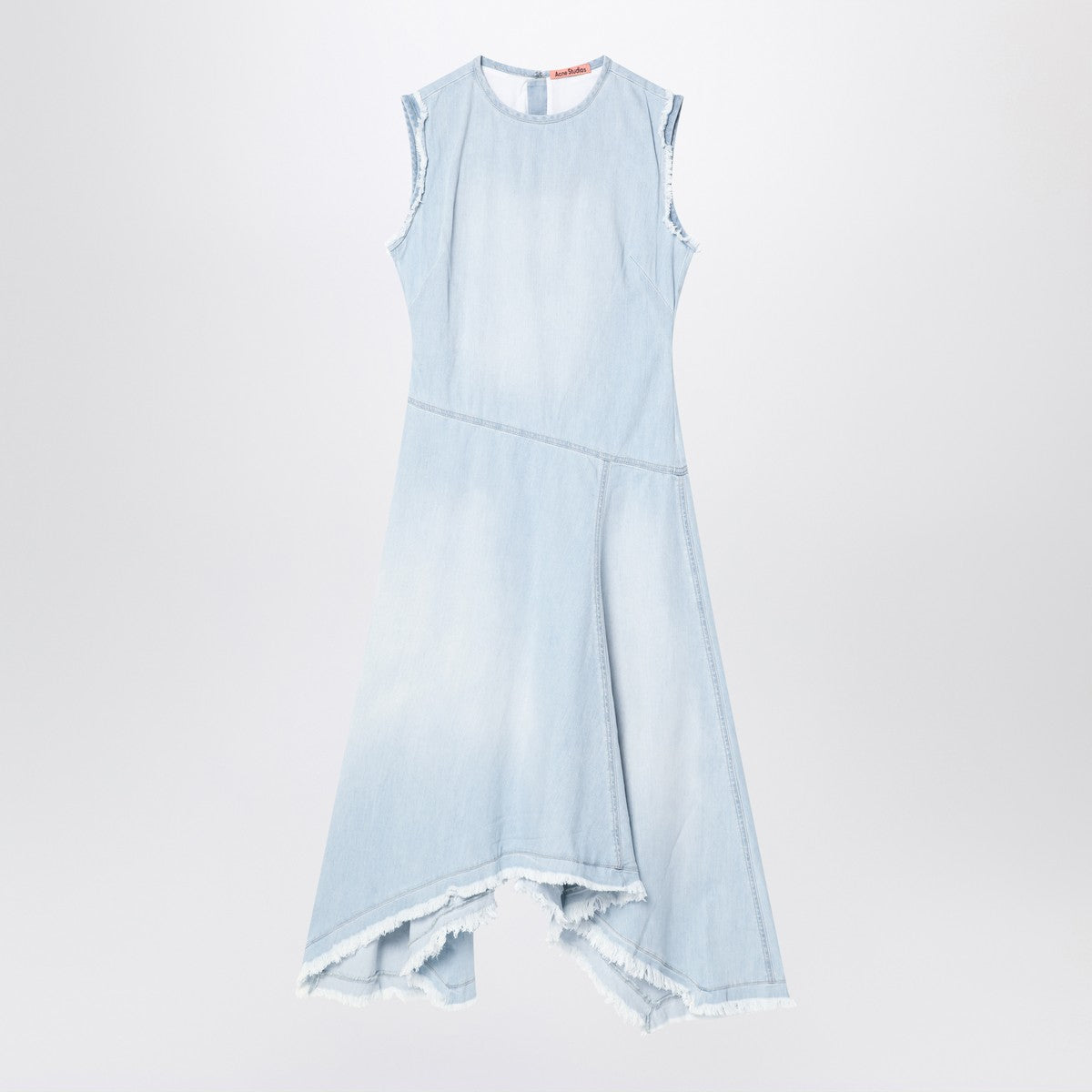 Acne Studios Light blue denim asymmetric dress Acne Studios