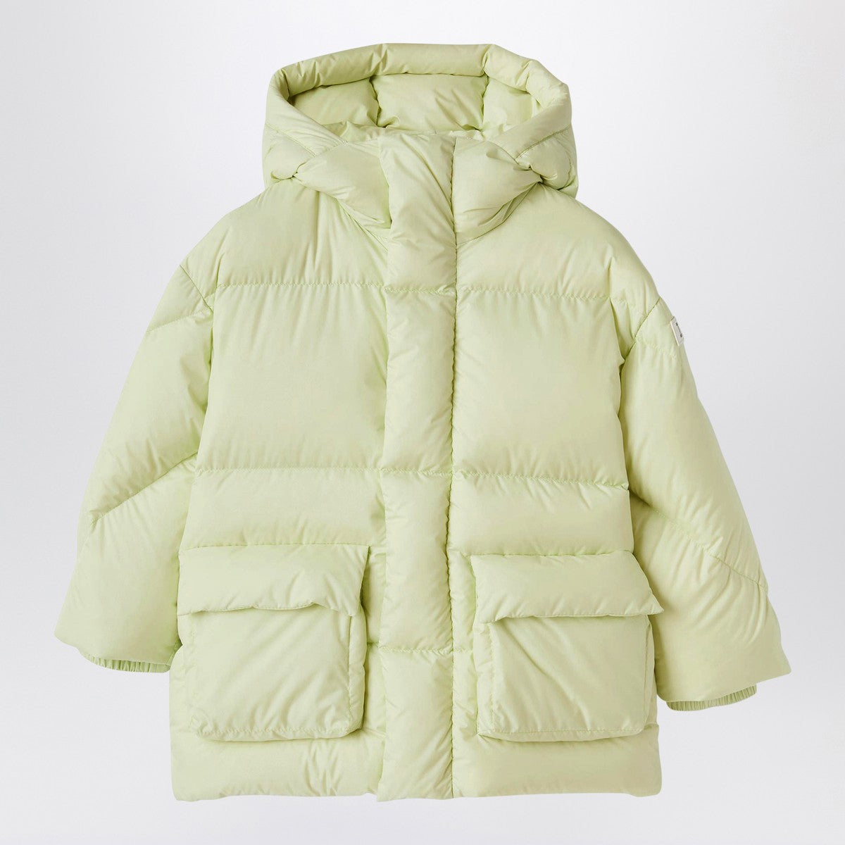 Il Gufo Long down jacket with hood yellow Il Gufo