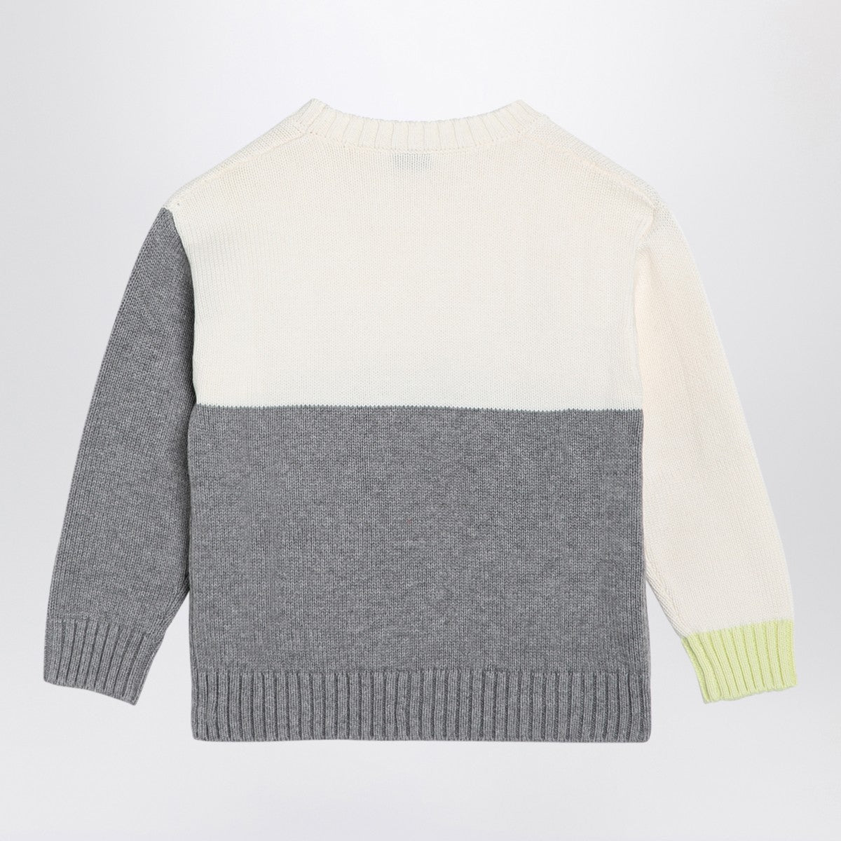 Il Gufo Colour-block jumper in organic cotton Il Gufo