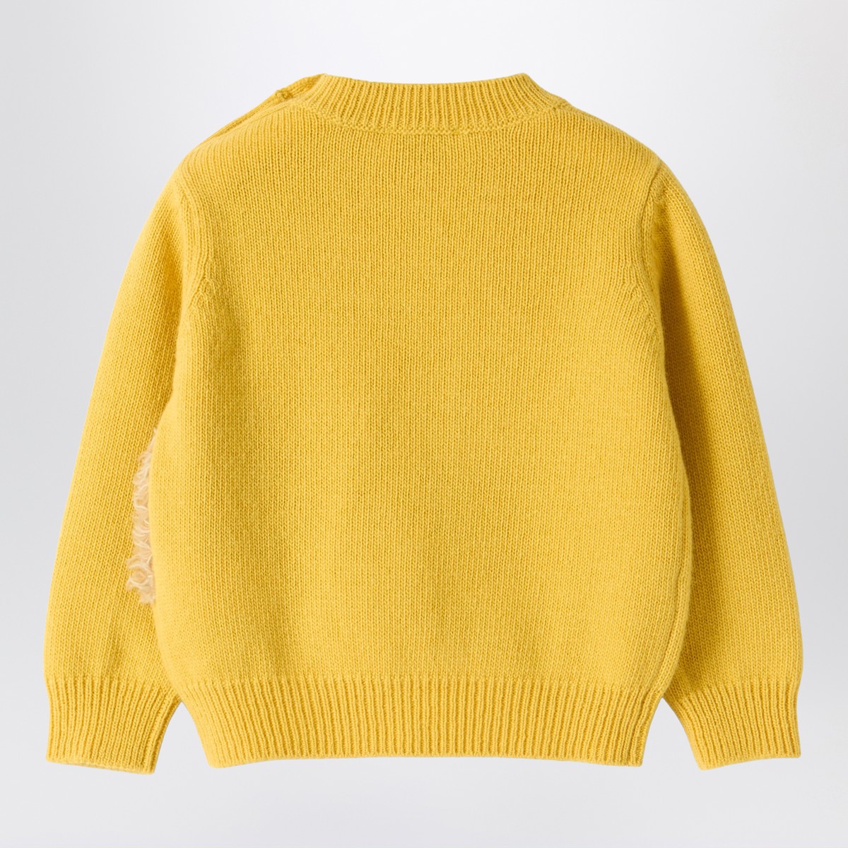 Il Gufo Yellow wool sweater with curly texture Il Gufo