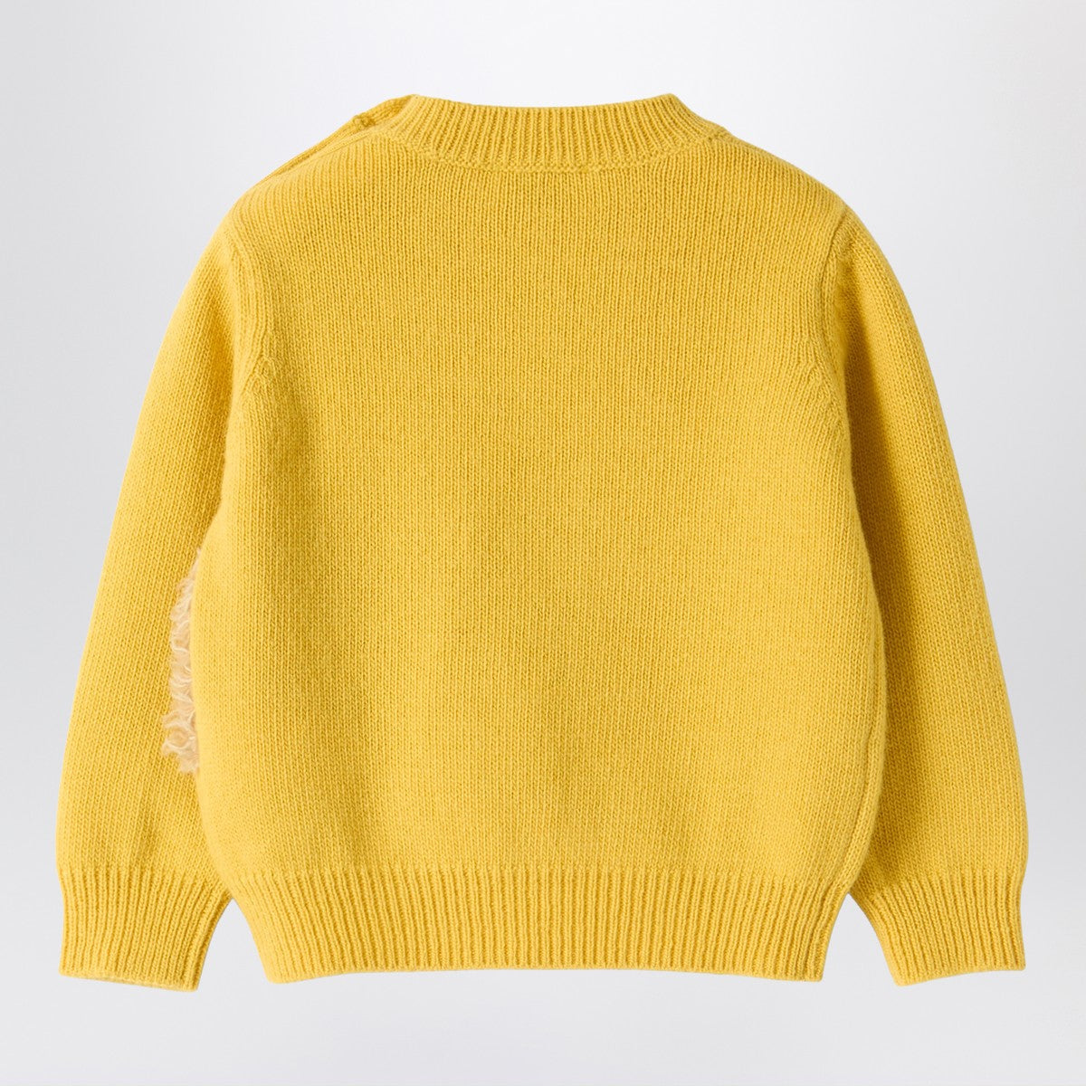 Il Gufo Yellow wool sweater with curly texture Il Gufo