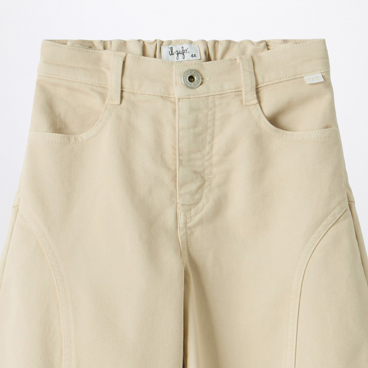 Il Gufo Carrot pants in stretch gabardine Il Gufo