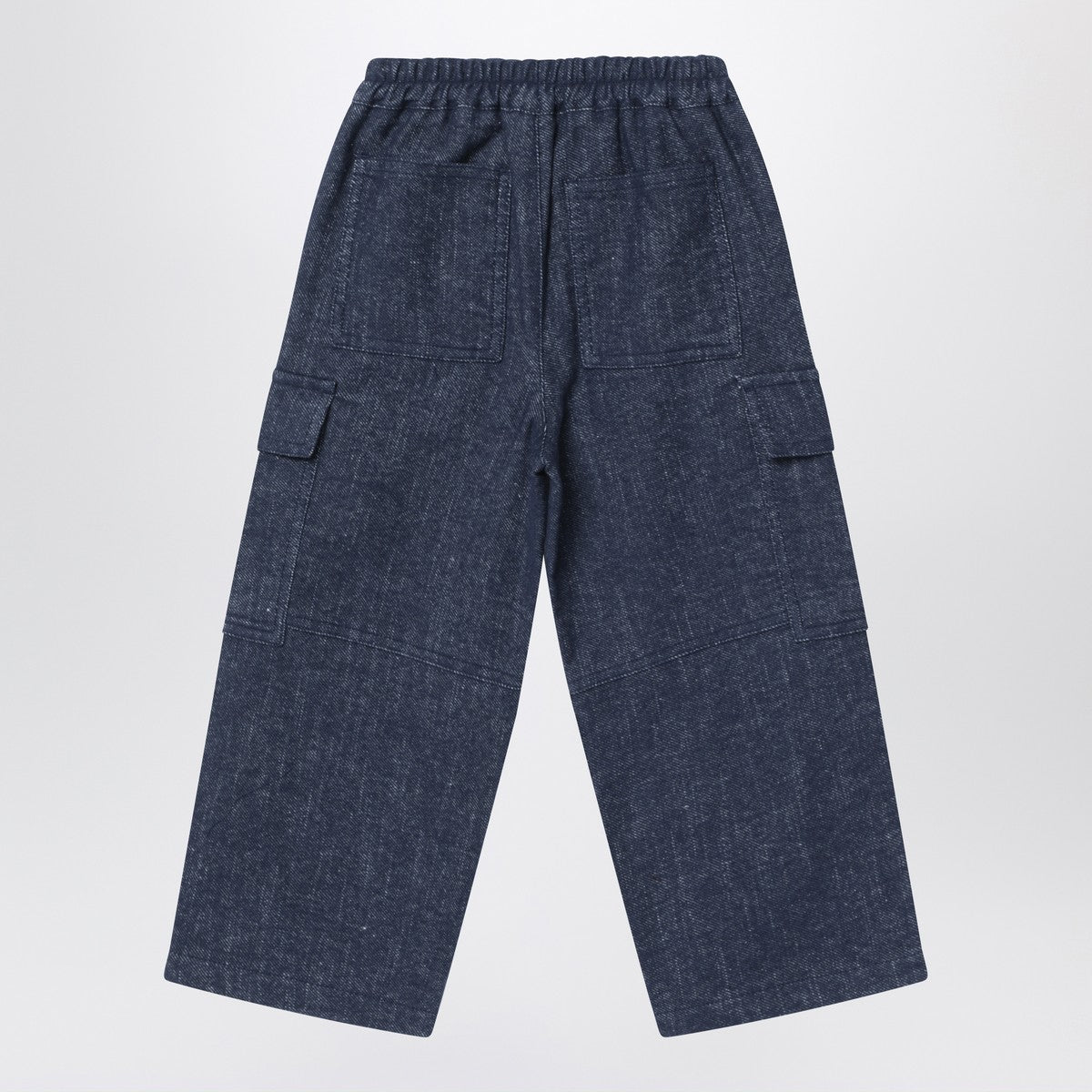 Il Gufo Blue denim cargo pants Il Gufo