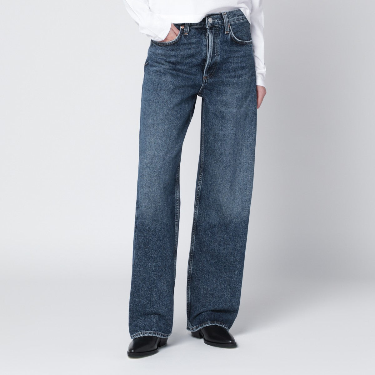 AGOLDE Blue regenerated denim jeans Agolde