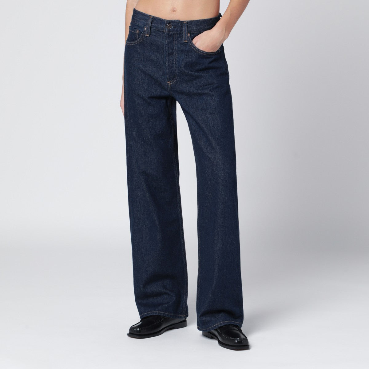 AGOLDE Rinse dark indigo jeans Agolde