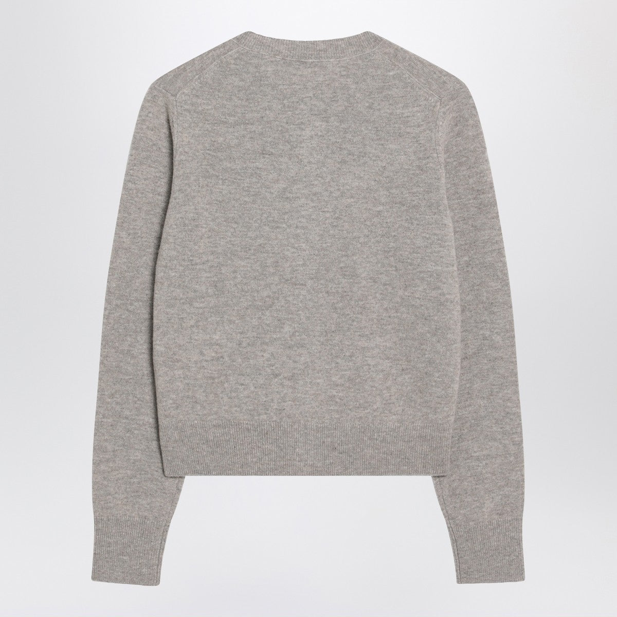 Acne Studios Grey melange yak wool cardigan Acne Studios