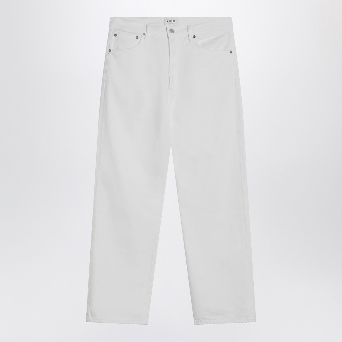 AGOLDE White jeans in regenerated denim Agolde