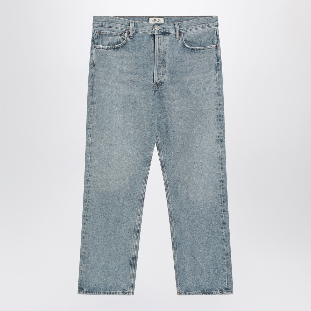 AGOLDE Light blue jeans in regenerated denim Agolde