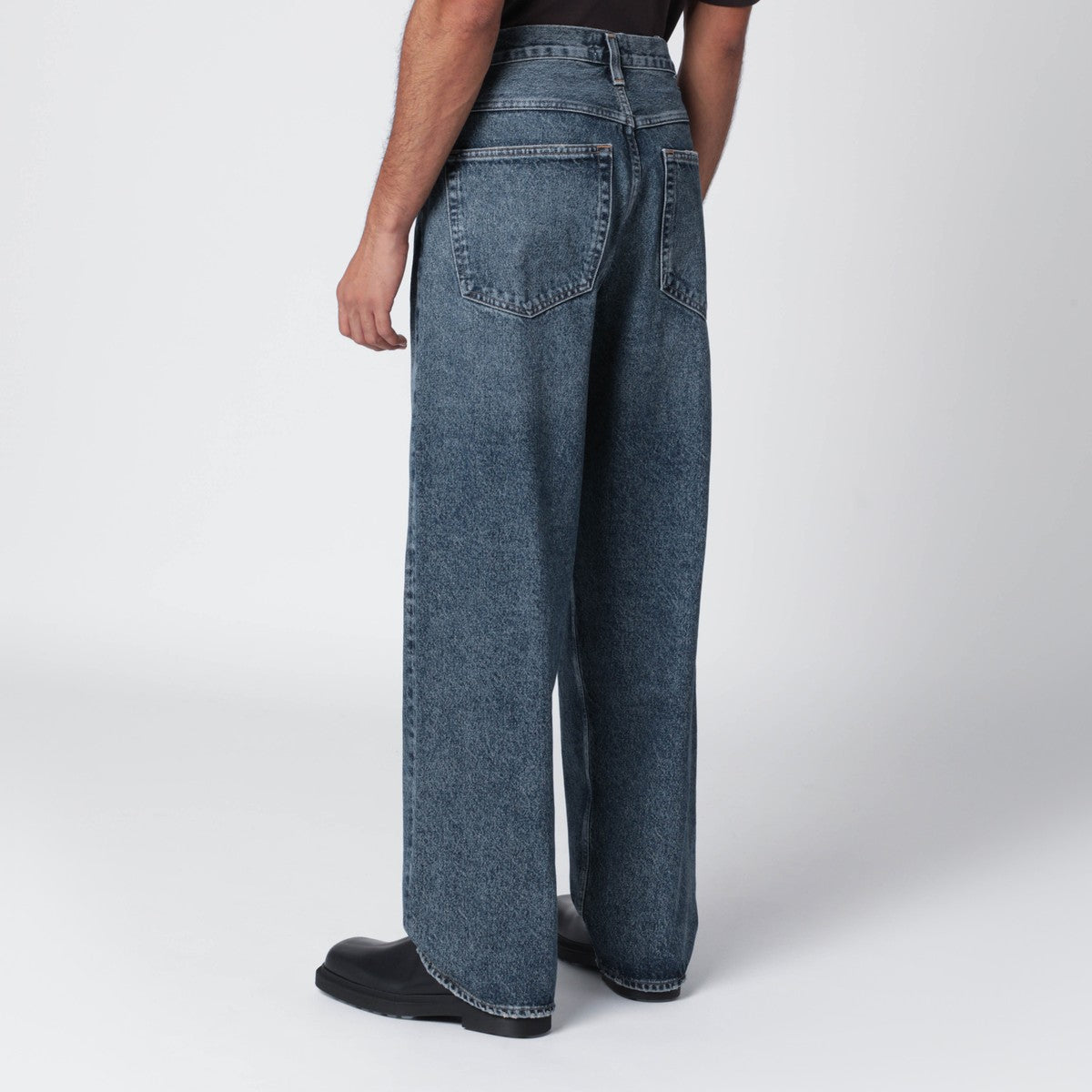 AGOLDE Wide dark vintage indigo Fusion jeans Agolde