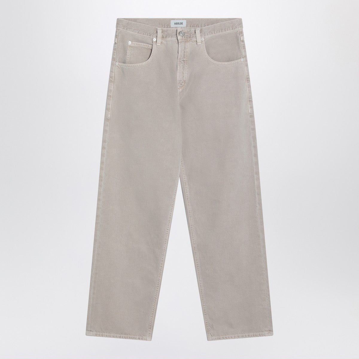 AGOLDE Beige jeans in regenerated denim Agolde