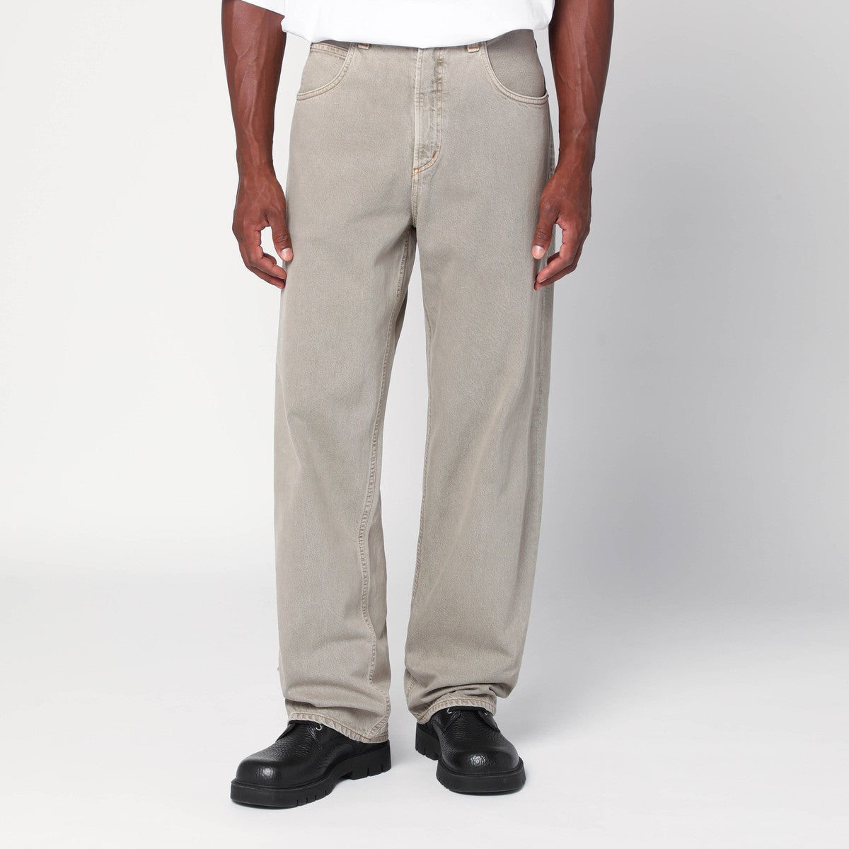 AGOLDE Beige jeans in regenerated denim Agolde
