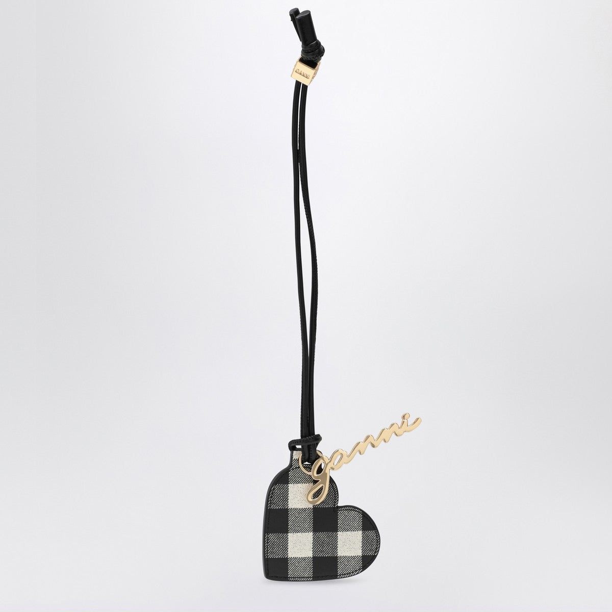 GANNI Heart-shaped mirror Bou black Ganni