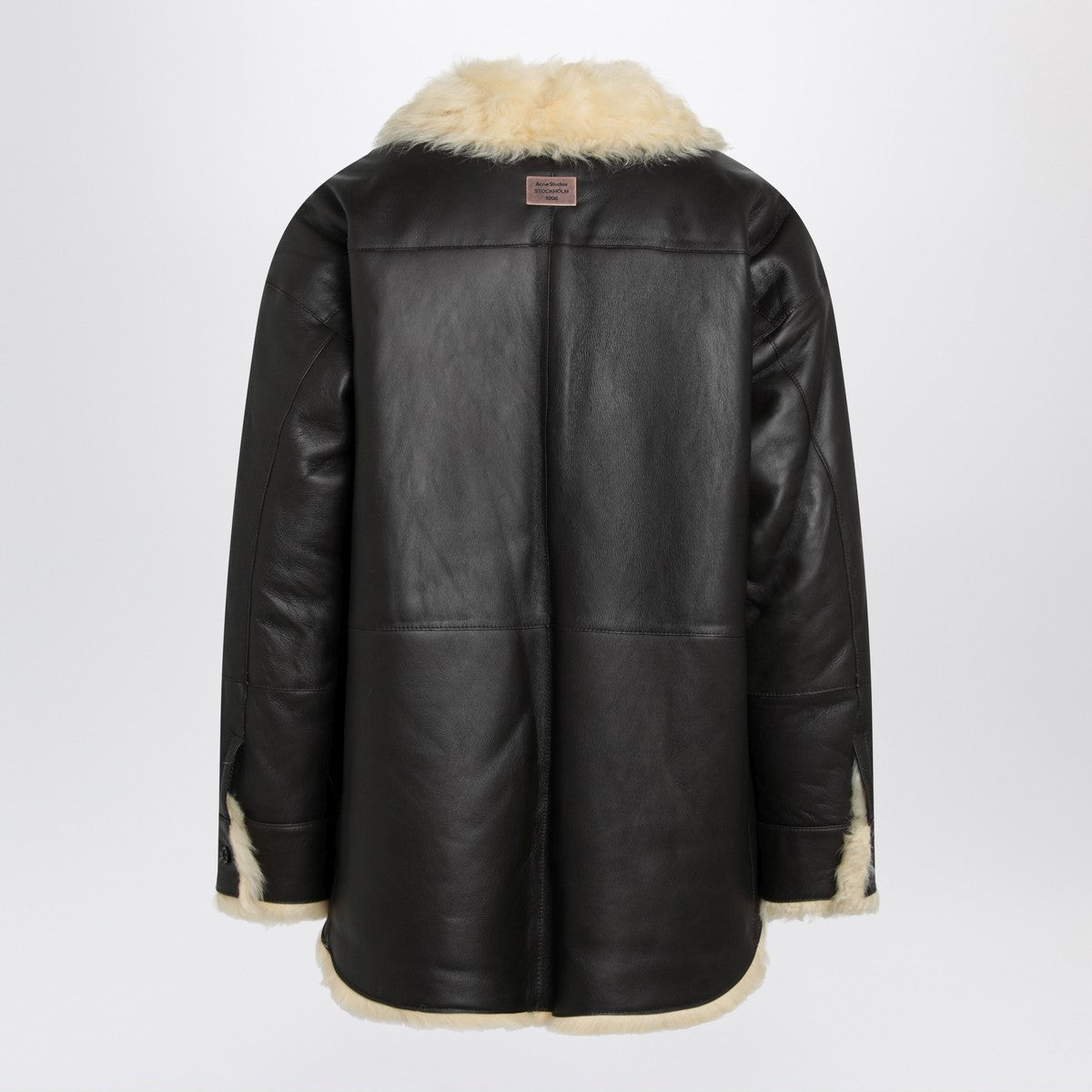 Acne Studios Shearling shirt jacket coffe brown Acne Studios