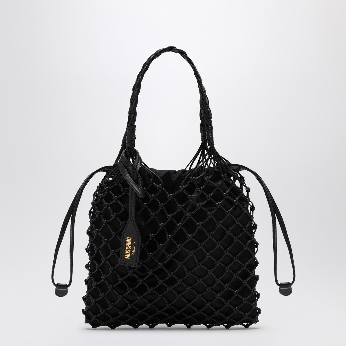 Moschino Basket Net black nappa bag Moschino